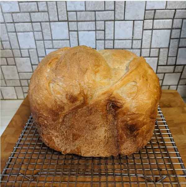 Keto yeast Bread Recipe for Bread Machine only 2.2 gr of carb per slice
