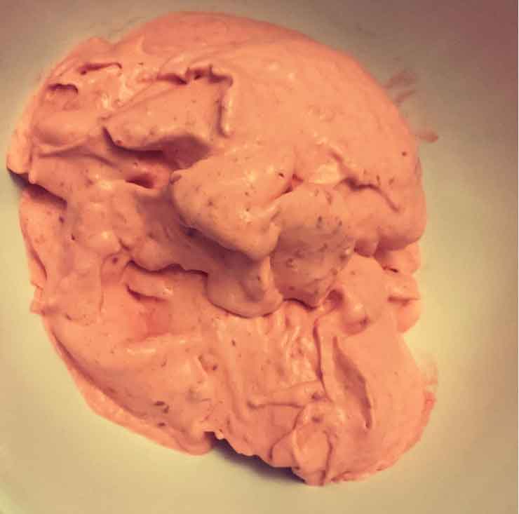 keto raspberry ice cream